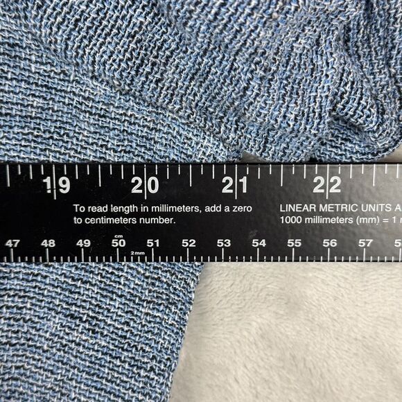 Essex Crossing Shirt Mens Extra Large Blue Washable Montauk Linen Button Pocket - Picture 6 of 10